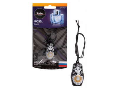 Ароматизатор подвесной пластик "Матрешка" boss