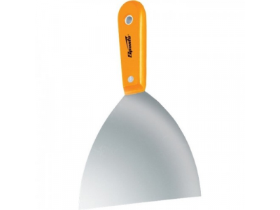 Шпательная лопатка стальная, 100 мм, полированная, пластмассовая ручка Sparta