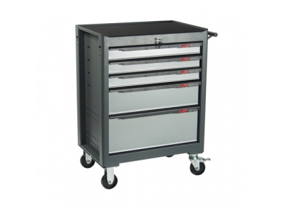 JTC Тележка инструментальная 5 секций серая JTC