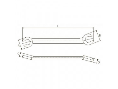 Ключ разрезной 08х10 мм