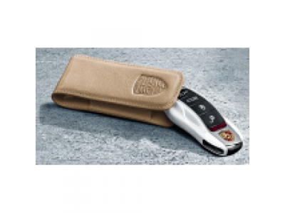 Кожаный чехол для ключа от автомобиля Porsche, артикул 97004400040