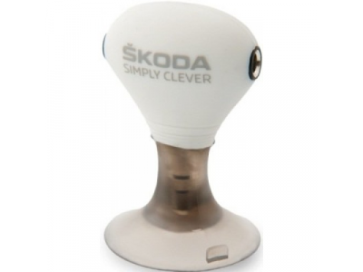 Подставка-переходник Skoda Smartphone splitter white