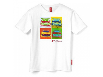 Детская футболка Audi Sport Kids T-Shirt, White от VAG Детская футболка Audi Sport Kids T-Shirt, White