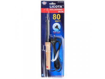 Паяльник с деревянной ручкой, 80 Вт, 220 В